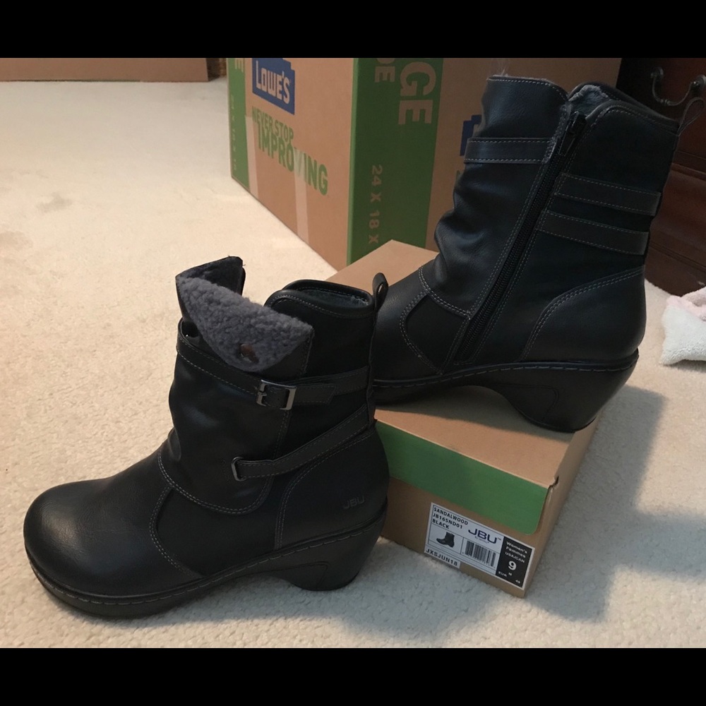 Jambu black winter booties